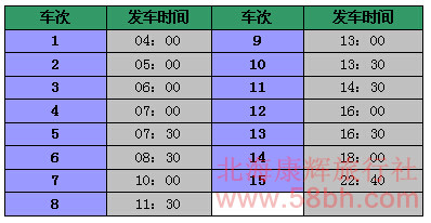 北海到南寧機(jī)場(chǎng)大巴時(shí)刻表