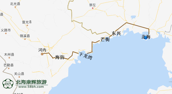 越南旅游，廣西北海旅行社，