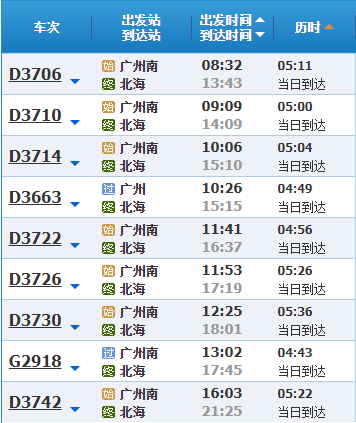 廣州到北海五日游,廣州到北海旅游