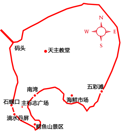 潿洲島石螺口,北海潿洲島