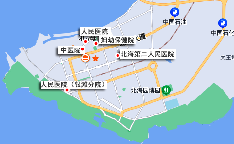 北海醫(yī)院地圖