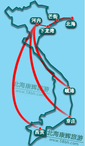 北海到越南旅游坐汽車