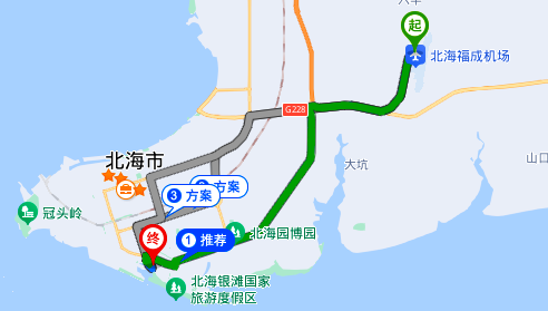 北海機(jī)場到銀灘國際客運(yùn)港有多遠(yuǎn),坐車怎么走