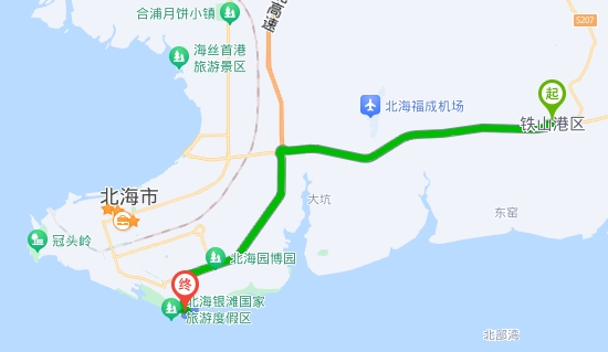 鐵山港,到,北海,銀灘,有,多,遠(yuǎn),